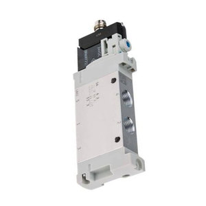 วาล์วโซลินอยด์แบบ 5/2 ทาง รุ่น VUVG ซีรีส์ VUVG-B10-M52-RZT-F-1T1L 573416 24V DC วาล์วควบคุมทิศทางลมแบบติดตั้งบนฐานย่อย สำหรับระบบอัตโนมัติ - Product Image 6