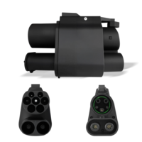 Adaptateur 250A CCS2 vers CCS1 EV Connecteur de charge rapide DC à courant élevé pour véhicules électriques