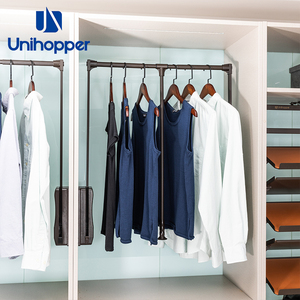Accessoires <span class=keywords><strong>de</strong></span> <span class=keywords><strong>penderie</strong></span> Unihopper : <span class=keywords><strong>Tringle</strong></span> <span class=keywords><strong>de</strong></span> <span class=keywords><strong>penderie</strong></span> escamotable à fermeture douce pour vêtements - Product Image 4