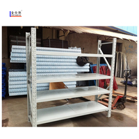 Étagères industrielles métalliques réglables 4 niveaux support de service moyen système de stockage de Garage étagères et unités
