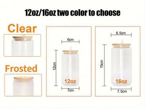 Bouteille à Boire Personnalisée en Forme de Canette 16 Oz avec Logo – Vaisselle par Sublimation 12, 16, 20, 25 Oz – Verre à Bière, Bouteille d'Eau, Tasse avec Couvercle - Product Image 2