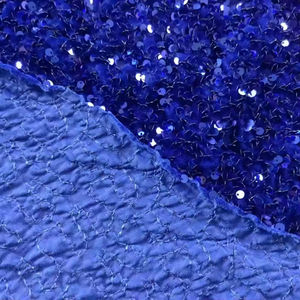 Tela de Terciopelo con Lentejuelas Brillantes Navideñas, Diseño Personalizado, Color Súper Suave, 100% Poliéster, para Vestidos - Product Image 4