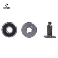 Adaptateur de fixation pour flash DSLR 1/4'' avec vis de montage 3/8 à 1/4 pour trépied et caméra numérique
