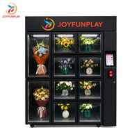 Máquina Expendedora de Flores Refrigerada Automática JFP en Venta, Enfriador de Ramos Frescos, Dispensador Floral con Pantalla Táctil 24/7, de Lujo
