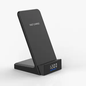 Wireless Charging Stand Digital Alarm Clock Wireless Charging