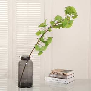 Branche de feuille de <span class=keywords><strong>Ginkgo</strong></span> <span class=keywords><strong>Biloba</strong></span> artificielle de 96 cm, fausse branche de <span class=keywords><strong>Ginkgo</strong></span> d'automne, verdure artificielle pour la décoration de la maison, du salon, de la table à manger, du vase - Product Image 6