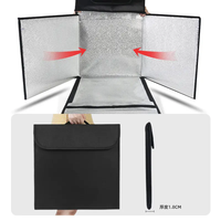 Boîte à lumière LED portable et dimmable pour studio photo, 40cm, 60cm, 70cm, pliable, pour photographie sur table, tente de prise de vue, logo personnalisé, vente en gros