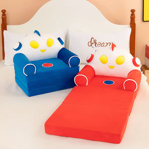 कार्टून बच्चों के फोल्डेबल सोफे बिस्तर किंडरगार्टन खिंचाव सीट मल राजकुमारी लड़का लड़की आलसी कुर्सी बच्चे का पशन सोफा - Product Image 3