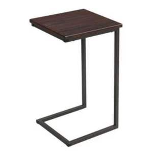 Modern <b>Narrow</b> Metal Coffee <b>Table</b> with Shelf Storage for Living Room - Product Image 2