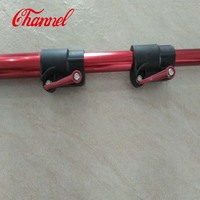 Perche télescopique extensible en aluminium à 2 sections avec verrouillage à ressort Acme