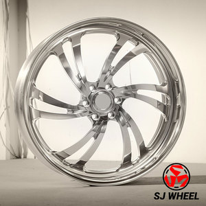Rines de Aleación Forjados SJ Personalizados con Borde Pulido Cromado de 18 19 20 21 22 Pulgadas para Chevrolet Cadillac - Product Image 6