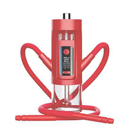Chicha Électronique Portable de Luxe pour Voiture, en Acier Inoxydable, avec Accessoires