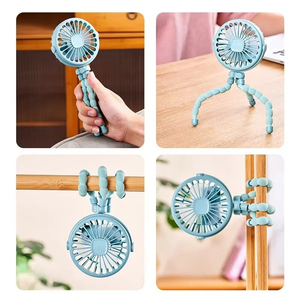 Ventilateur portable multifonctionnel en gros pour étudiants, poussettes de bébé et produits pour la maison intelligente - Product Image 2