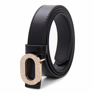 Cinture di cuoio all'ingrosso delle donne della fabbrica <span class=keywords><strong>per</strong></span> i pantaloni dei Jeans vestiti con la lega di moda con fibbia del perno di cuoio delle signore <span class=keywords><strong>cintura</strong></span> - Product Image 2