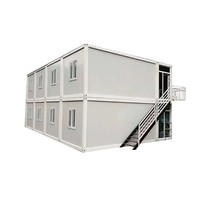 Maison conteneur pliable en panneaux sandwich d'acier préfabriqués, design moderne et économique, pour les petites boutiques de thé au lait et de café