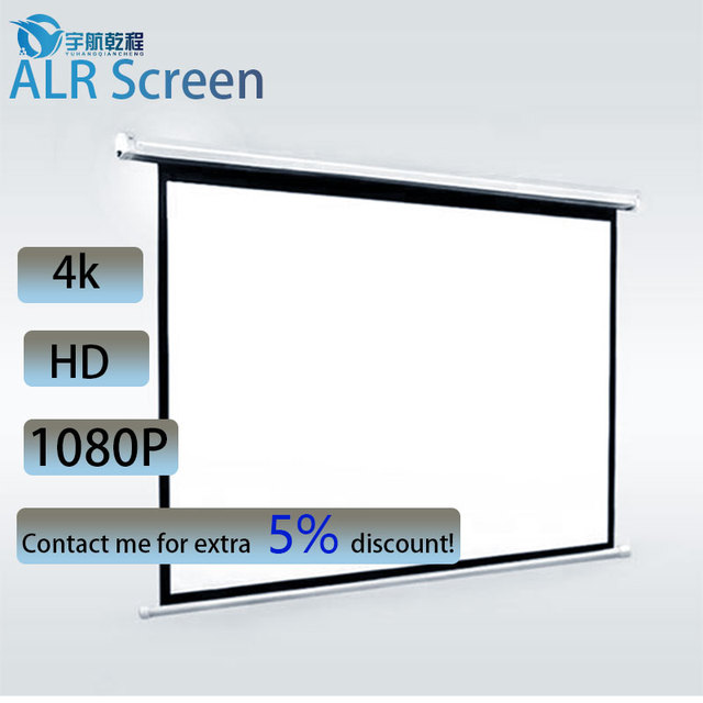 Motorized Projection 150 120 100 84 72 70 60Inch Alr Electronic Projector Screen