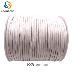 Wholesale Custom Multiple Colors Multi Sizes <strong>Braided</strong> Waxed 100% Cotton <strong>Cord</strong> for Bags Shoes and Garments - Product Image 6
