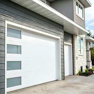 <span class=keywords><strong>Porte</strong></span> <span class=keywords><strong>de</strong></span> <span class=keywords><strong>garage</strong></span> <span class=keywords><strong>sectionnelle</strong></span> résidentielle européenne à panneaux plats, sur mesure, isolée en acier et mousse PU, sécurisée, pour maison, directement <span class=keywords><strong>de</strong></span> l'usine - Product Image 3