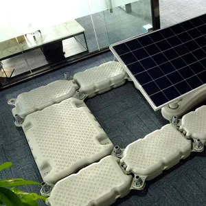 Montaje de Panel Solar, área de agua, HDPE, flotante, PV