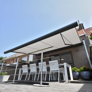 Auvent rétractable électrique autoportant en acrylique avec cadre en aluminium robuste, télécommande, protection UV et revêtement PDC - Product Image 2