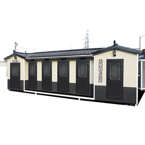 Toilettes portables en panneaux sandwich, style chinois, pour usage extérieur, attractions touristiques, durables - Product Image 2