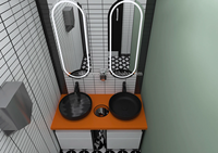 Toilettes mobiles préfabriquées en panneaux sandwich pour espaces publics, sanitaires portables d'extérieur, toilettes mobiles de type remorque pour parcs paysagers, maisonnette de toilettes moderne