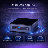 Mini PC Qotom NUC 7 PJYH con Procesador Intel Pentium J5005 Gemini Lake, Mini Computadora Open Claw