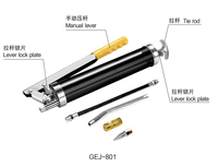 Chine BAOTN GEJ manuel beurre machine pompe fournisseur manuel graisse pompe main ravitaillement pistolet facile à utiliser