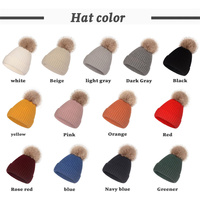 Bonnet tricoté unisexe personnalisé avec logo brodé et pompon en fausse fourrure, idéal pour la promotion de marque - Vente en gros, chaud et côtelé pour l'hiver