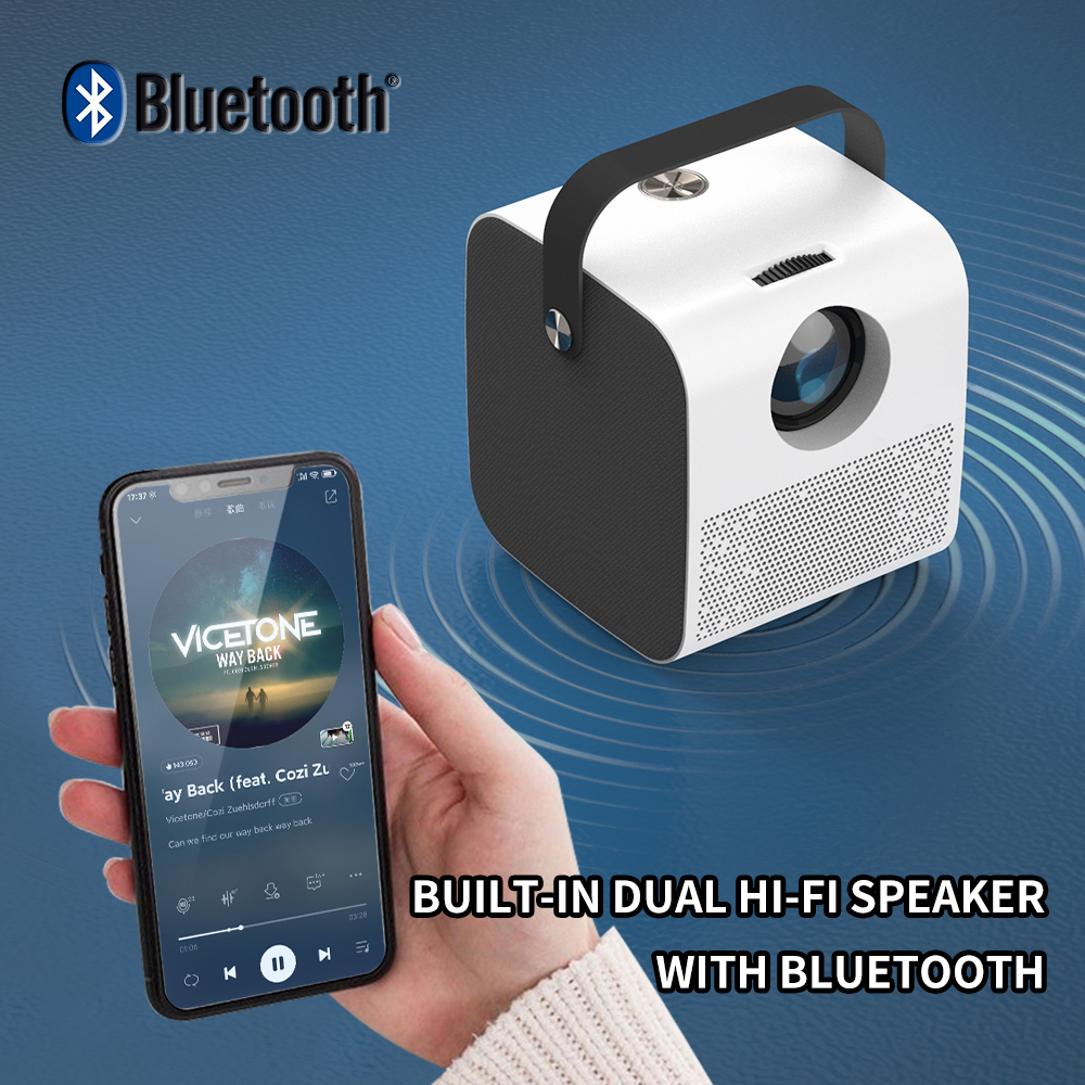[M03 Livebroast+FREE 100INCH SCREEN] Hot Selling HD Mini Home Theater Factory OEM ODM Portable Simple HD Cinema Projector