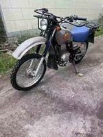 Motocyclette utilitaire Yamaha 200Ranger 196cc, refroidie par air, 4 temps, avec deux porte-bagages, frein à tambour, pour la ferme, la forêt, la patrouille, tout-terrain