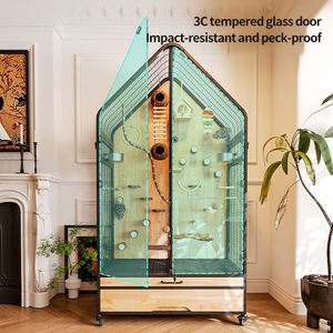 Grande cage à oiseaux en bois facile à nettoyer Boîte d'élevage robuste pour perruches tourtereaux Pinson Canari Volière Utilisation commerciale en gros - Product Image 4