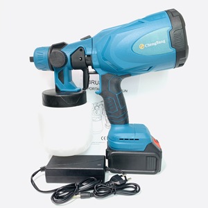 Pistolet pulvérisateur sans fil 550 W à batterie lithium, outils électriques portables, pulvérisateur de peinture sans air pour le travail du bois, pulvérisation séparée, direct usine - Product Image 2
