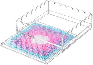 Bandeja acrílica festoneada personalizada moderna de alta calidad de fábrica al por mayor con cajón de inserción - Product Image 4