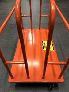 Heavy-Duty Steel Utility <b>Cart</b> New Condition for Board <b>Storage</b> Glass Transport Plywood Panel Dolly Flat <b>Cart</b> for Handling - Product Image 5