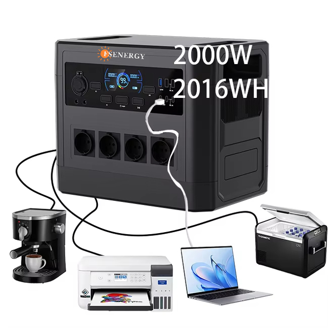 Factory Supply Wholesale Price Solar 2000W 3000w Lifepo4 Battery Portable 400w Solar Power Stations for Home Outdoor Camping