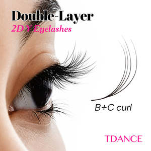 Tdance ขนตาหนาสองชั้นรวมยกนุ่มของ B Curl และนิยามตัวหนาของ C Curl ในหนึ่งพัดลม - Product Image 5