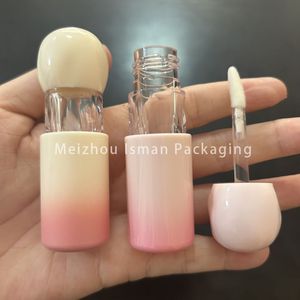 ISMAN Stock Tubo de Brillo Labial de 4.5ml con Color Degradado Rosa Amarillo Ombre, Envase Vacío para Brillo Labial, Precio de Fábrica, Venta al por Mayor Profesional, Lo Mejor - Product Image 2