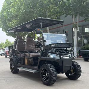 Voiturette <span class=keywords><strong>de</strong></span> golf électrique tout-terrain 5-6 places, véhicule <span class=keywords><strong>de</strong></span> tourisme <span class=keywords><strong>utilitaire</strong></span>, vitesse 30-50 km/h, idéale pour les centres <span class=keywords><strong>de</strong></span> villégiature, hôtels et campus - Product Image 2