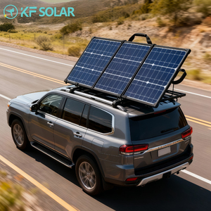 KFSOLAR 100W Faltbares <span class=keywords><strong>Solar</strong></span> <span class=keywords><strong>panel</strong></span>-USB/DC-Ausgang für Telefon-Laptop-Kraftwerk-Tragbares <span class=keywords><strong>Solar</strong></span> ladegerät für den Außenbereich - Product Image 1