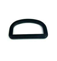 Nouvelle ceinture en sangle POM avec anneau en D, 1,5 pouce (38 mm), en plastique, style vintage, luxe, classique, mode, robuste, légère et durable