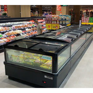 Congélateur commercial pour supermarché, équipement de réfrigération, îlot combiné pour aliments surgelés, congélateurs horizontaux pour supermarché - Product Image 3