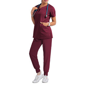 Uniforme Médico, Conjunto de Pantalones Cargo con Logotipo Personalizado, Diseño Moderno y Elegante para Uniformes Médicos, Enfermeras y Esteticistas - Product Image 2