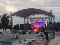 Estructura de aluminio de alta calidad Truss Eventos Marco de aluminio Spigot Bolt Truss Stage Truss