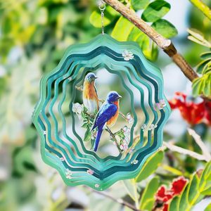 Déstockage entrepôt USA : Éoliennes 12 pouces, Décoration de jardin, Illusion holographique vent et temps, Colibri - Product Image 4