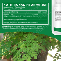 Julong grosir kapsul Moringa organik energi Herbal dan kekebalan mendukung kapsul ekstrak daun Moringa berbasis tanaman Non GMO
