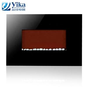 <span class=keywords><strong>Chimenea</strong></span> eléctrica independiente de vidrio templado curvo más vendida, estilo de diseño moderno, montado en la pared para uso en sala de estar interior - Product Image 2