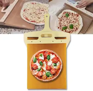 Bulaşık makinesi güvenli yapışmaz transfer Pizza mükemmel Pizza kabuğu kürek kolu sürgülü Pizza kabuğu