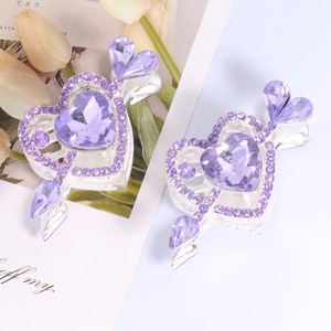 2025 nouveauté 3D alliage strass une flèche Piercing à travers le coeur perle bricolage téléphone portable porte-clés collier accessoires - Product Image 5