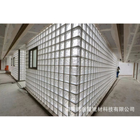 Prix usine fabrication fine Construction de bâtiments carré creux brique de verre bloc de verre cristal